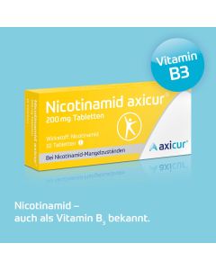 NICOTINAMID axicur 200 mg Tabletten