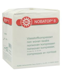 NOBATOP 8 Kompressen 10x10 cm unsteril