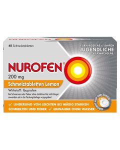 NUROFEN 200 mg Schmelztabletten Lemon