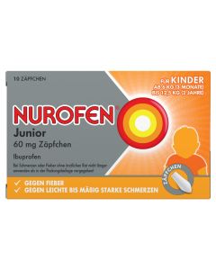 NUROFEN Junior 60 mg Zäpfchen