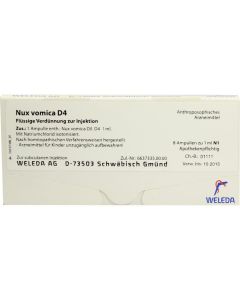 NUX VOMICA D 4 Ampullen