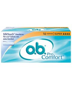 O.B. Tampons ProComfort super