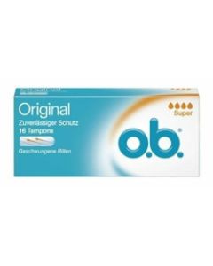 O.B. Tampons super