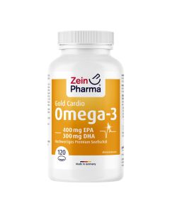 OMEGA-3 Gold Herz DHA 300mg/EPA 400mg Softgelkaps.