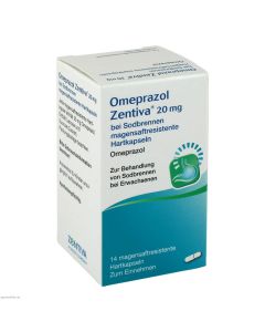 OMEPRAZOL Zentiva 20 mg bei Sodbrennen