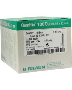 OMNIFIX Duo 100 Insulinspr.1 ml