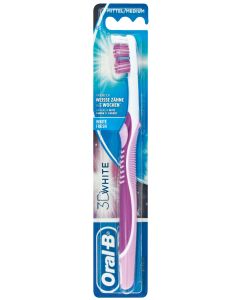 ORAL B 3D white 35 mittel Zahnbürste