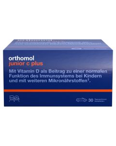 ORTHOMOL Junior C plus Kautabl.Waldfrucht