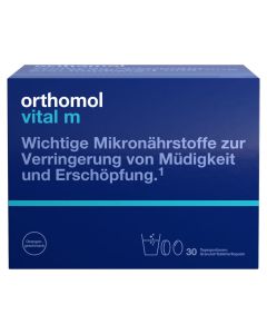 ORTHOMOL Vital M 30 Granulat/Kaps.Kombipackung