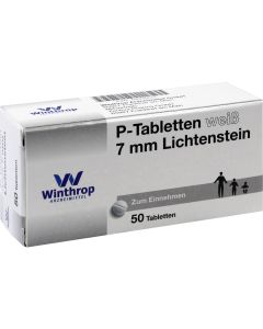 P TABLETTEN weiss 7 mm Teilk.