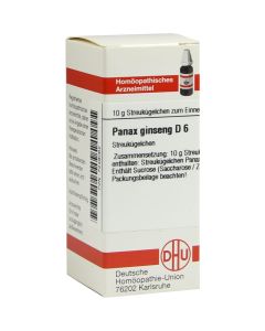 PANAX GINSENG D 6 Globuli