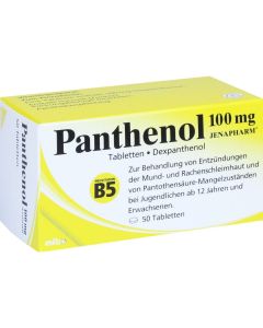 PANTHENOL 100 mg Jenapharm Tabletten