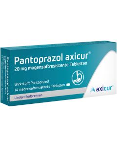 PANTOPRAZOL axicur 20 mg magensaftres.Tabletten