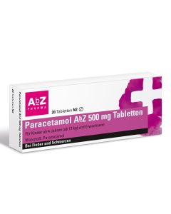 PARACETAMOL AbZ 500 mg Tabletten