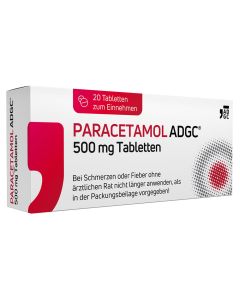 PARACETAMOL ADGC 500 mg Tabletten