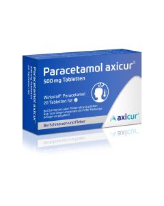 PARACETAMOL axicur 500 mg Tabletten