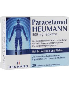 PARACETAMOL HEUMANN 500mg Tab.b.Schmerzen u.Fieber