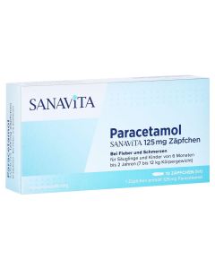 PARACETAMOL SANAViTA 125 mg Zäpfchen