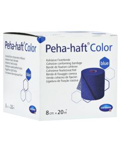 PEHA-HAFT Color Fixierbinde 8 cmx20 m blau