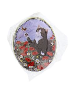 PILLENDOSE oval Katzen Motiv