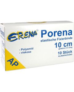 PORENA elast.Mullbinde 10 cm weiss o.Cello