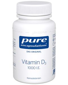 PURE ENCAPSULATIONS Vitamin D3 1000 I.E. Kapseln