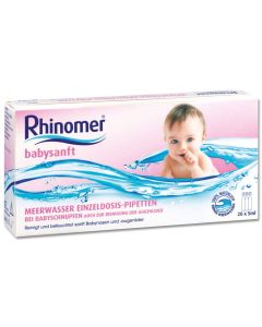 RHINOMER babysanft Meerwasser 5ml Einzeldosispip.