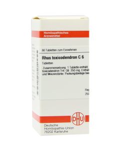 RHUS TOXICODENDRON C 6 Tabletten