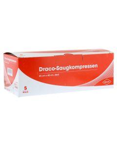 SAUGKOMPRESSEN 20x40 cm steril Draco