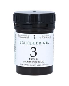 SCHÜSSLER Nr.3 Ferrum phosphoricum D 12 Tabletten