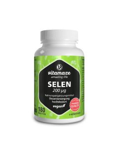 SELEN 200 myg hochdosiert vegan Tabletten