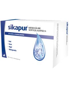 SIKAPUR Kieselsäure Softgel Kapseln mit Biotin