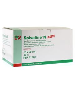 SOLVALINE N Kompressen 10x20 cm steril