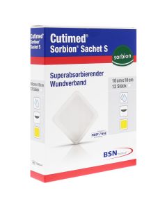 SORBION Cutimed Sachet S Wundauflage 10x10 cm