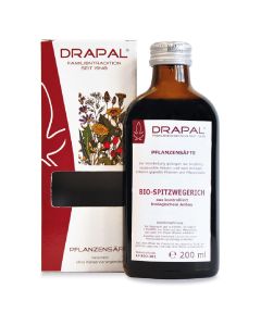 SPITZWEGERICHBLÄTTER Bio Pflanzensaft Drapal