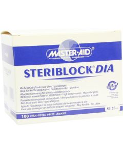 STERIBLOCK DIA 25x86 mm Kompressionspfl.ster.weiss