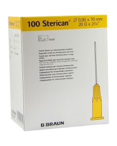 STERICAN Kanülen 20 Gx2 4/5 0,9x70 mm-100 St