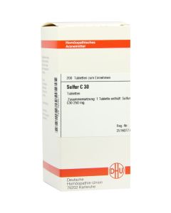 SULFUR C 30 Tabletten