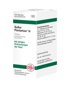 SULFUR PENTARKAN H Tabletten