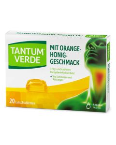 TANTUM VERDE 3 mg Lutschtabl.m.Orange-Honiggeschm.