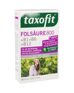 TAXOFIT Folsäure 800 Depot Tabletten