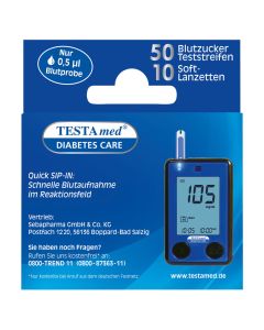 TESTAMED GlucoCheck Advance 50 Teststr.m.10 Lanz.