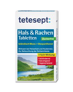 TETESEPT Hals &amp; Rachen Tabletten zuckerfrei