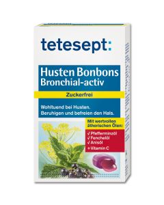 TETESEPT Husten Bonbons Bronchial-activ zuckerfrei