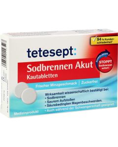 TETESEPT Sodbrennen Akut Kautabletten