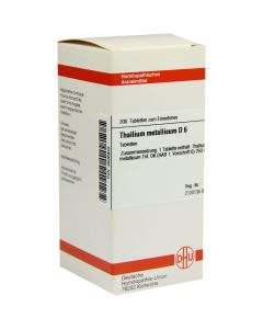 THALLIUM METALLICUM D 6 Tabletten