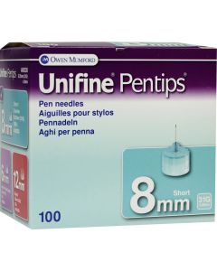 UNIFINE Pentips Kanüle 31 G 8 mm