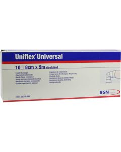 UNIFLEX Universal Binden 8 cmx5 m Zellglas weiss