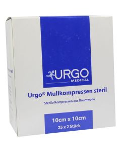 URGO MULLKOMPRESSEN 10x10 cm steril