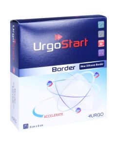 URGOSTART Border 8x8 cm Schaumstoffwundverband